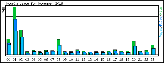 Hourly usage